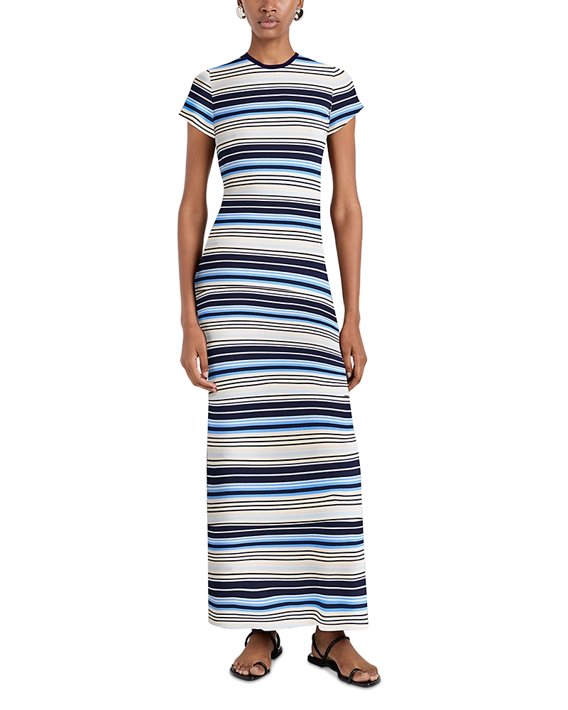 Proenza Schouler White Label Noelle Striped Jersey Dress