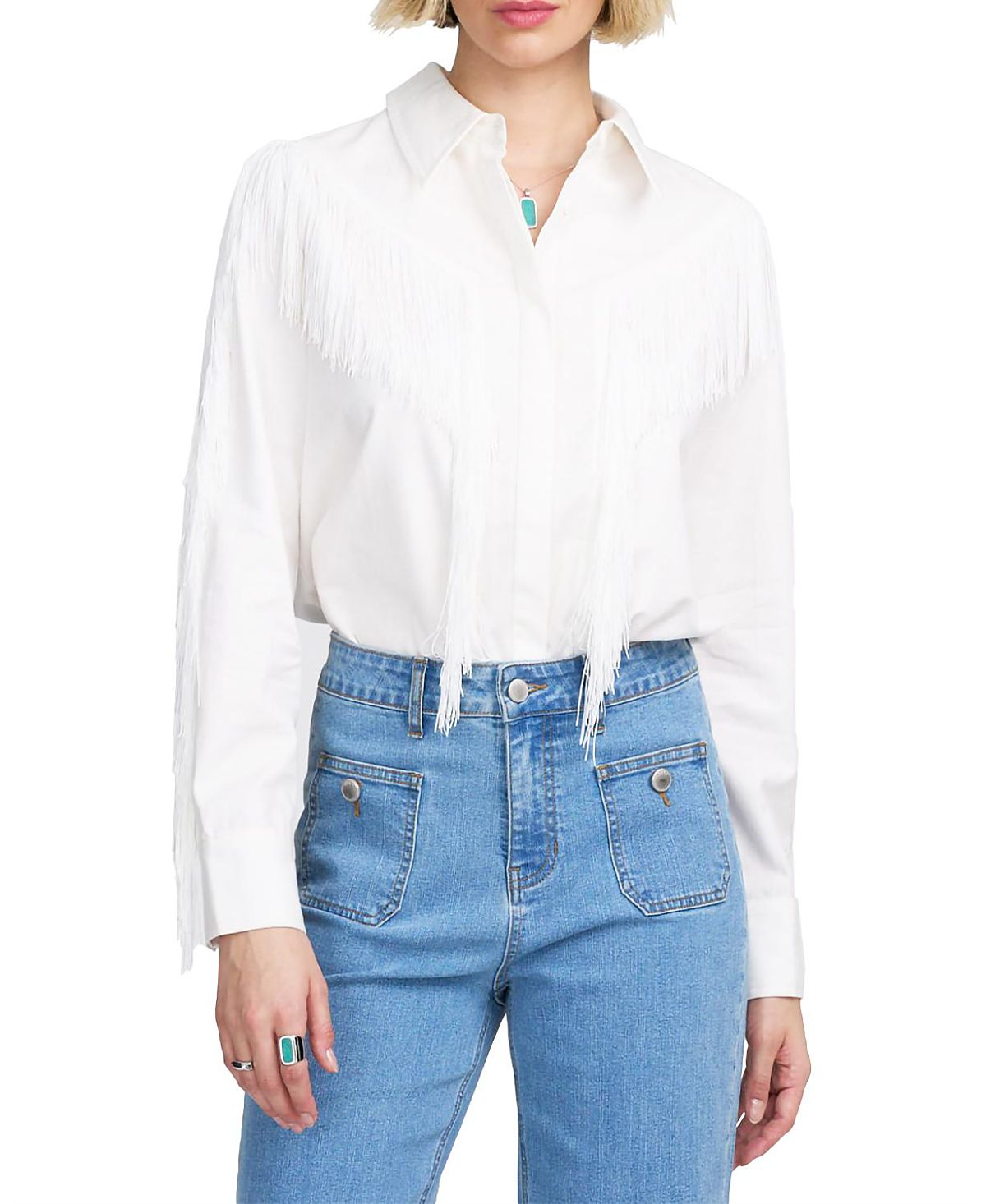 Elle Collection Fringe Shirt