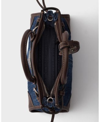 Bonnie Small Denim And Leather Handbag