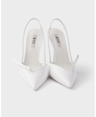  Women's Patent Leather Slingback Pumps
