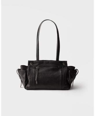  Route Medium Leather Tote Bag