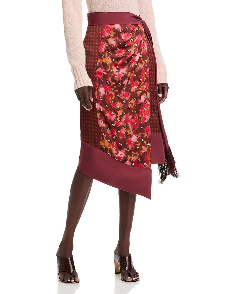 3.1 Phillip Lim Desert Flower Draped Wrap Skirt