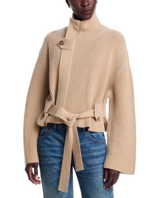 The Neal Cashmere Zip Front Sweater