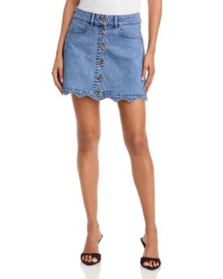 Scallop Mini Skirt - Exclusive