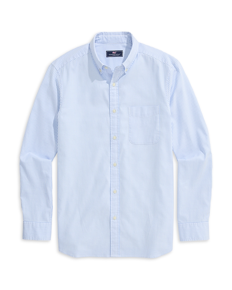 Vineyard Vines Relaxed Fit University Stripe Oxford Pocket Shirt