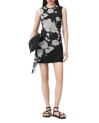 black silver mini dress Prada // Black & Silver Studded Mini Dress – VSP Consignment main image 1