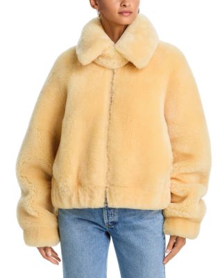 Shearling Bomber Jacket