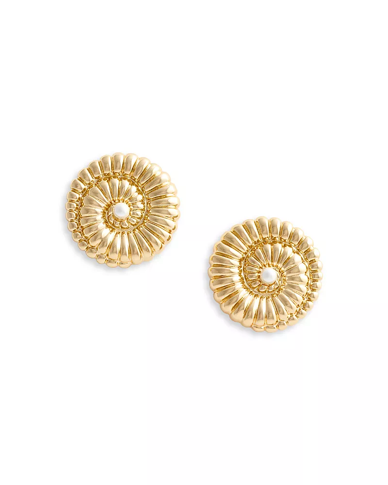 Self-Portrait Shell Earrings