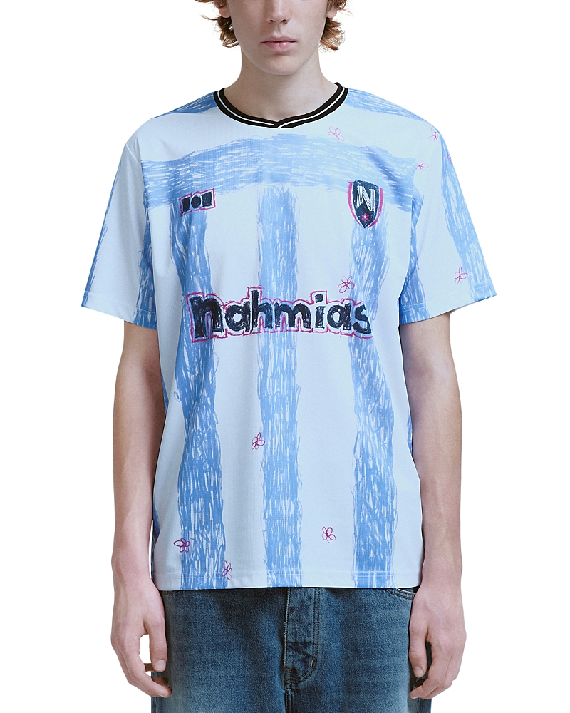 Nahmias Scribble Crewneck Logo Soccer Jersey