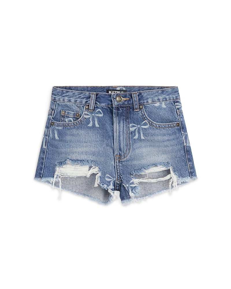 KatieJnyc Girls' Malibu Distressed Denim Shorts - Big Kid