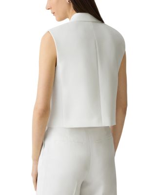 Theory Peak Double Breasted Vest | Bloomingdale's Women