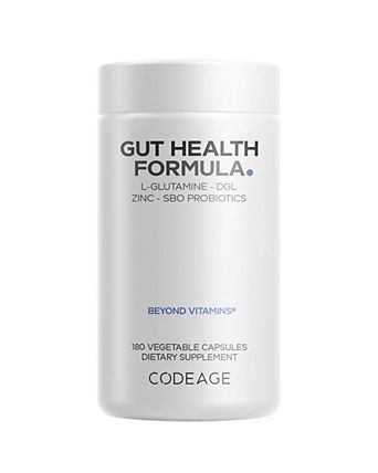Gut Health Formula, L Glutamine, Zinc, Mushrooms, Licorice, Probiotics & Prebiotics