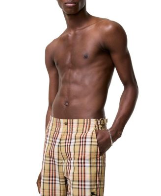 6.5" Check Seersucker Swim Shorts