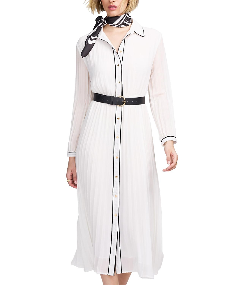 Elle Collection Woven Pleated Dress