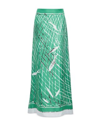 Linnie Silk Maxi Skirt