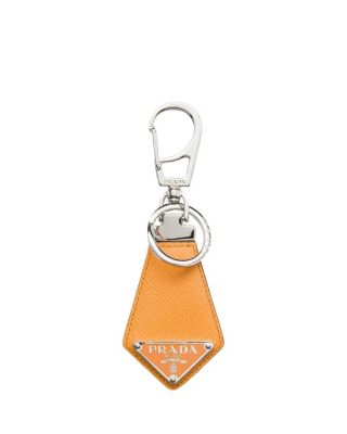 Saffiano Leather Keychain
