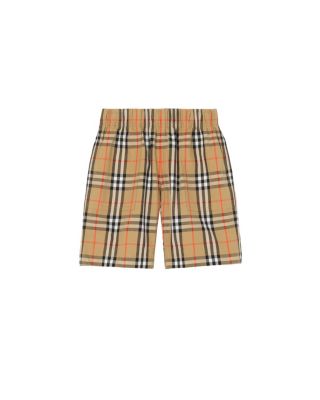 Boys' Check Cotton Cargo Shorts - Little Kid, Big Kid