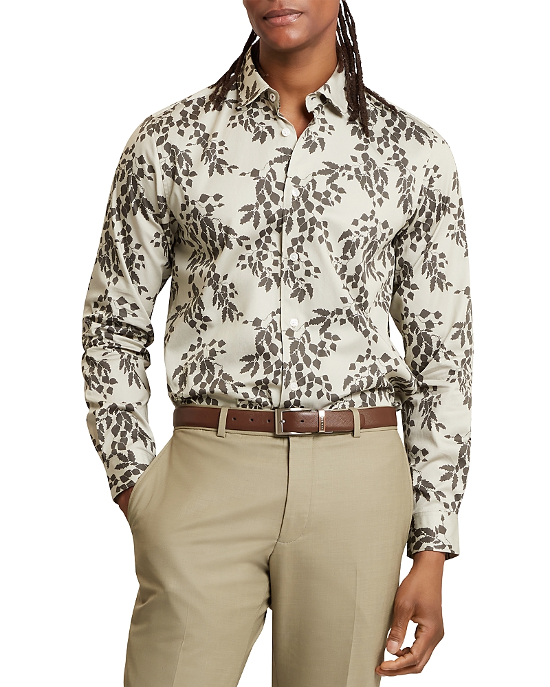 Ted Baker Dornan Regular Fit Shadow Leaf Print Shirt