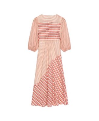 open lace back dress Bloomingdales Orange Dress  Cheeky Vintage
