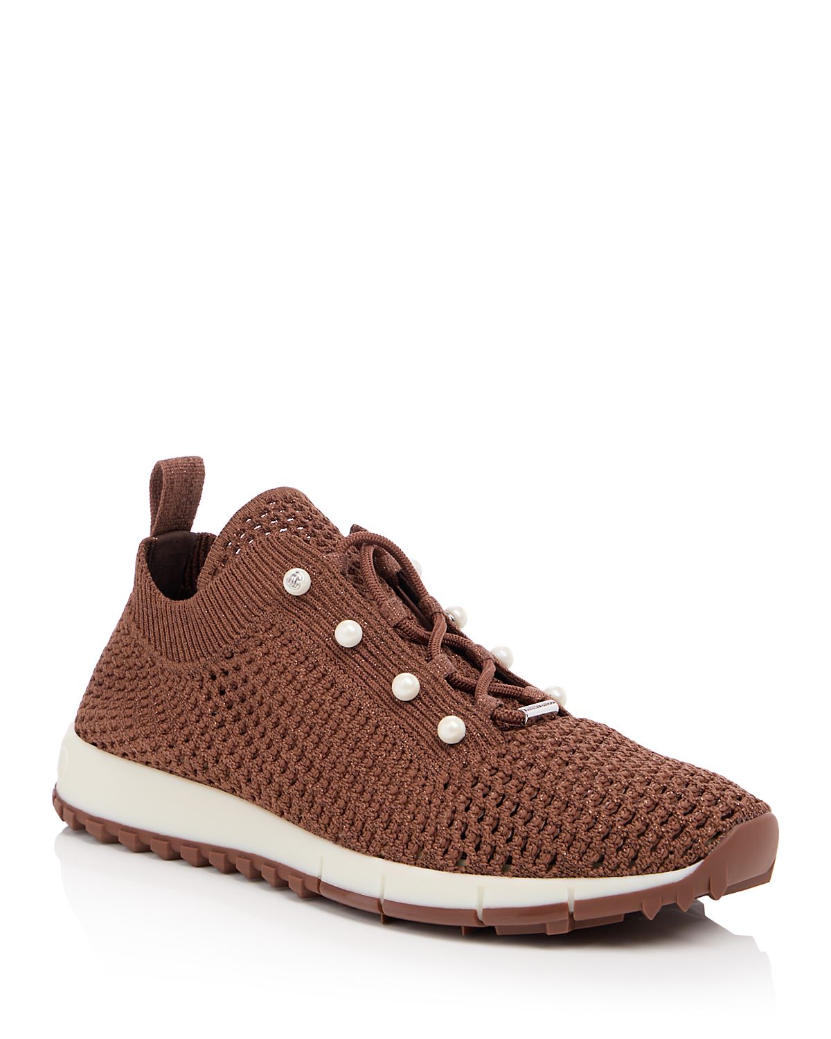 Jimmy Choo Women's Veles Knit Embellished Sneakers