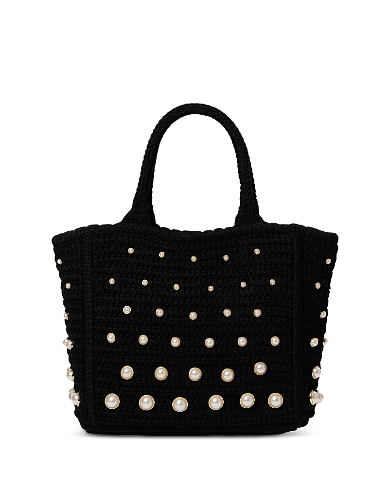 Sandro Eulalia Crochet Mesh Tote