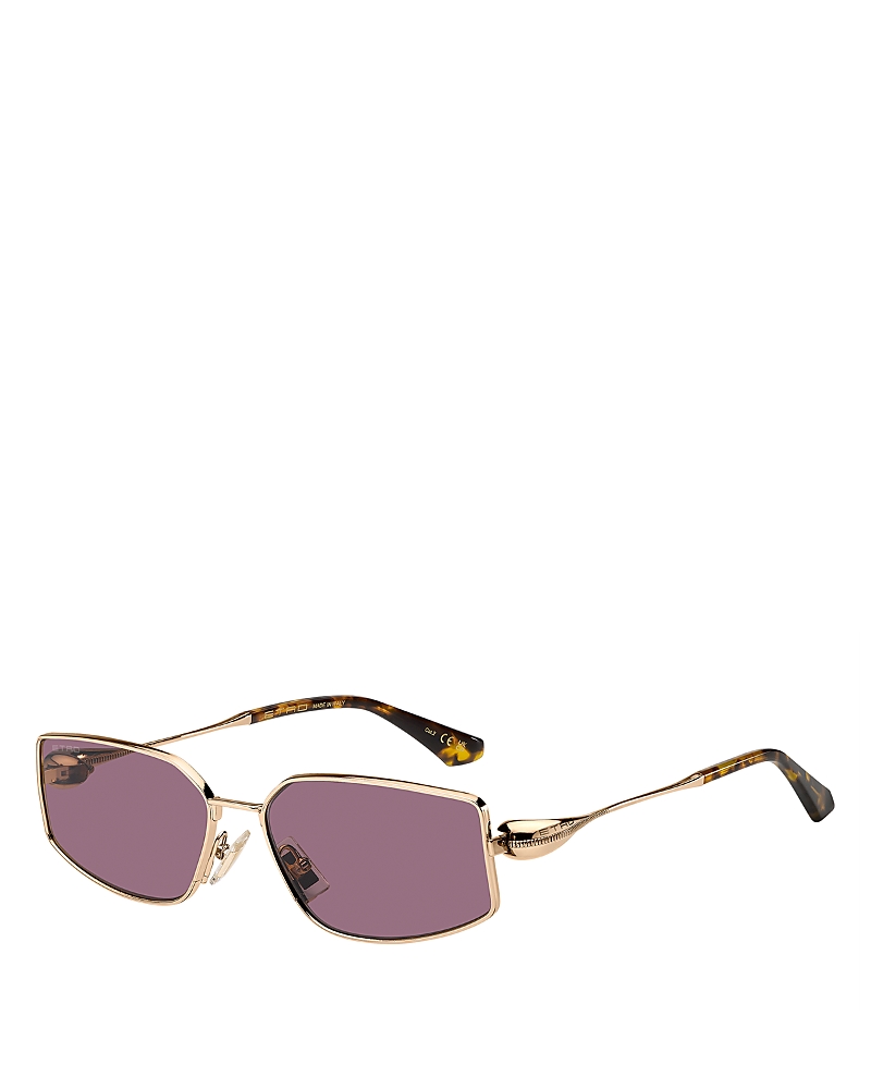 Etro Rectangular Sunglasses, 59mm