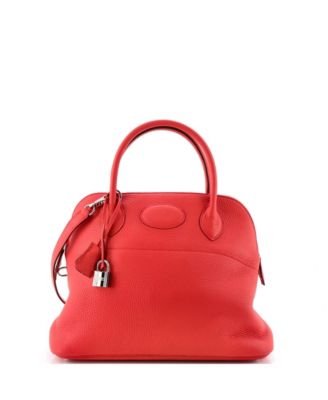 Pre-owned Pre-owned Hermes  Hermes 31 Bolide Bag Clemence In Pink