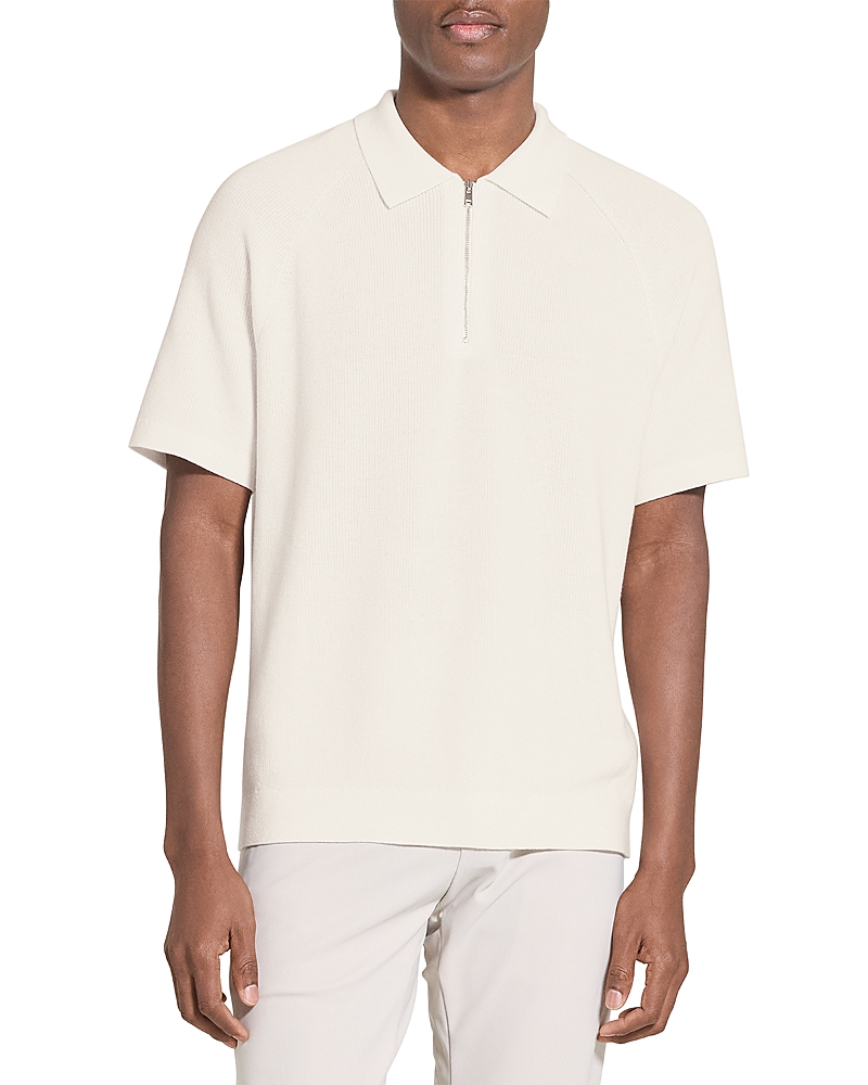 Theory Tactile Zip Polo Shirt