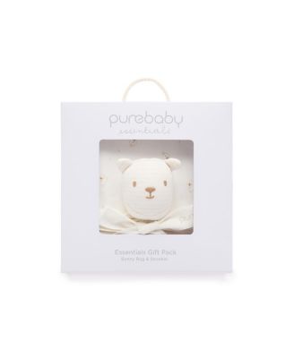  Unisex Stretch Swaddle Wrap & Lovey Gift Pack - Baby