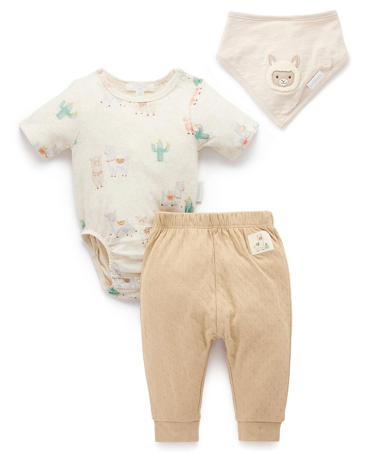 Purebaby Unisex 3 Piece Gift Set - Baby