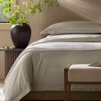 Signature Cotton Hemmed Duvet Cover Set