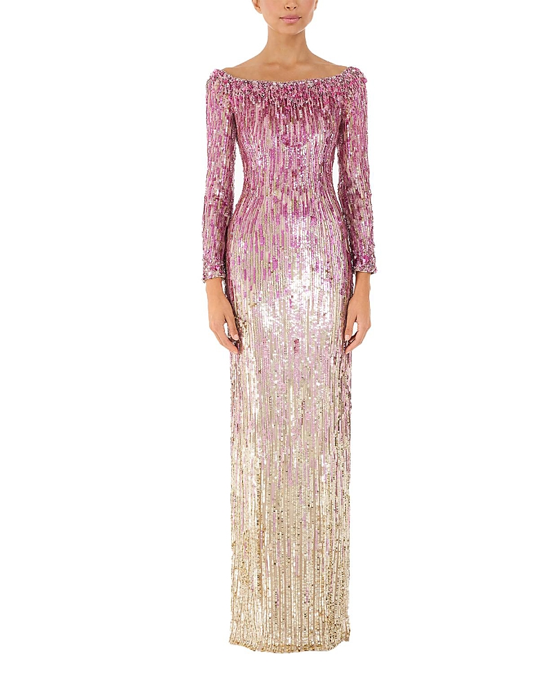Jenny Packham Marnie Sequin Maxi Dress