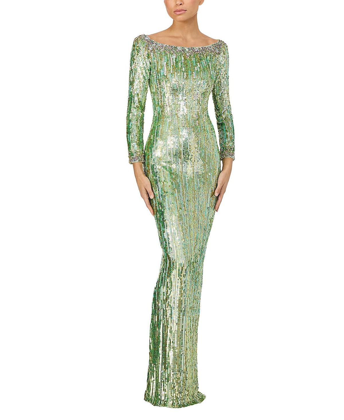 Jenny Packham Marnie Sequin Maxi Dress