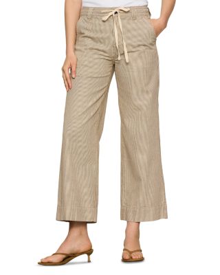 Lily Stripe Cropped Pants