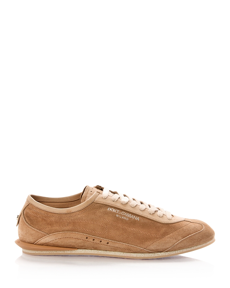 Dolce & Gabbana Men's Derbies Low Top Suede Sneakers