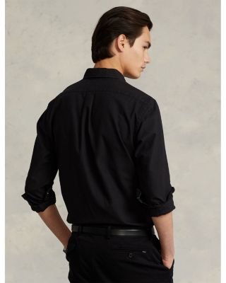 ralph lauren black button down dress shirt Black Garment-Dyed Oxford Shirt by Polo Ralph Lauren on Sale