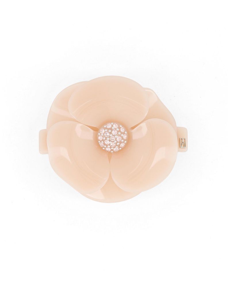 Alexandre de Paris Camelia Flower Acetate Hair Barette