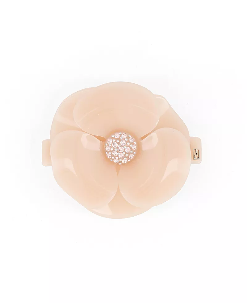Alexandre de Paris Camelia Flower Acetate Hair Barette