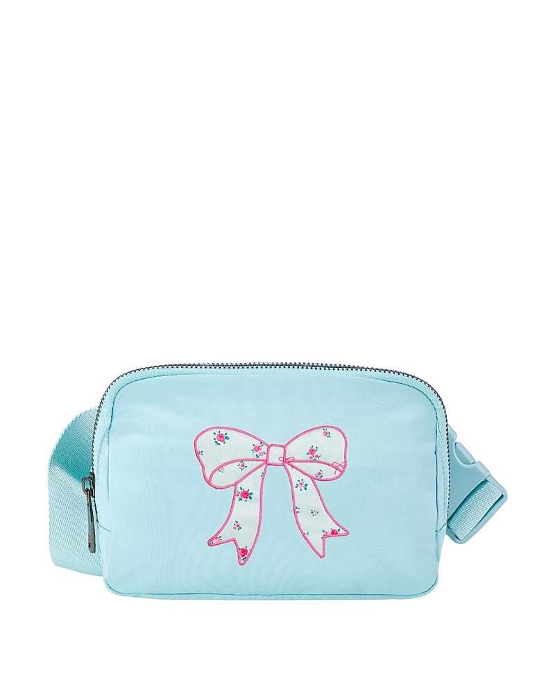 Sweet Wink Girls' Floral Bow Patch Belt Bag - Little Kid, Big Kid