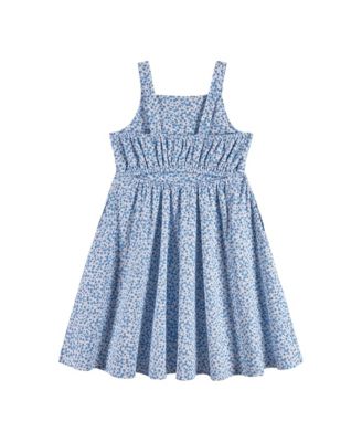 blue empire line dress Cinderella Couture Little Girls Blue Sparkling Studs Flower Girl Dress main image 1