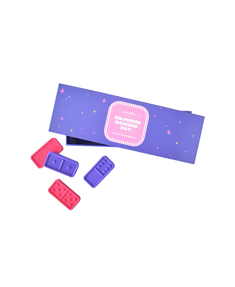 Jollity & Co. Silicone Dominoes Game, Set of 28 Dominoes