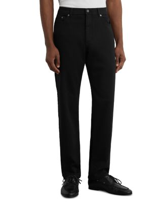 Bishopsgate Straight Fit 31.5" Jeans in Solid Black