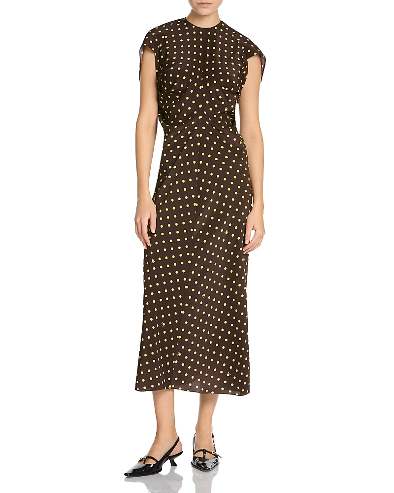Marni Polka Dot Midi Dress