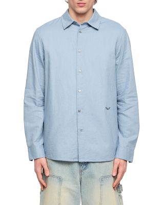 Classic Collar Linen Shirt