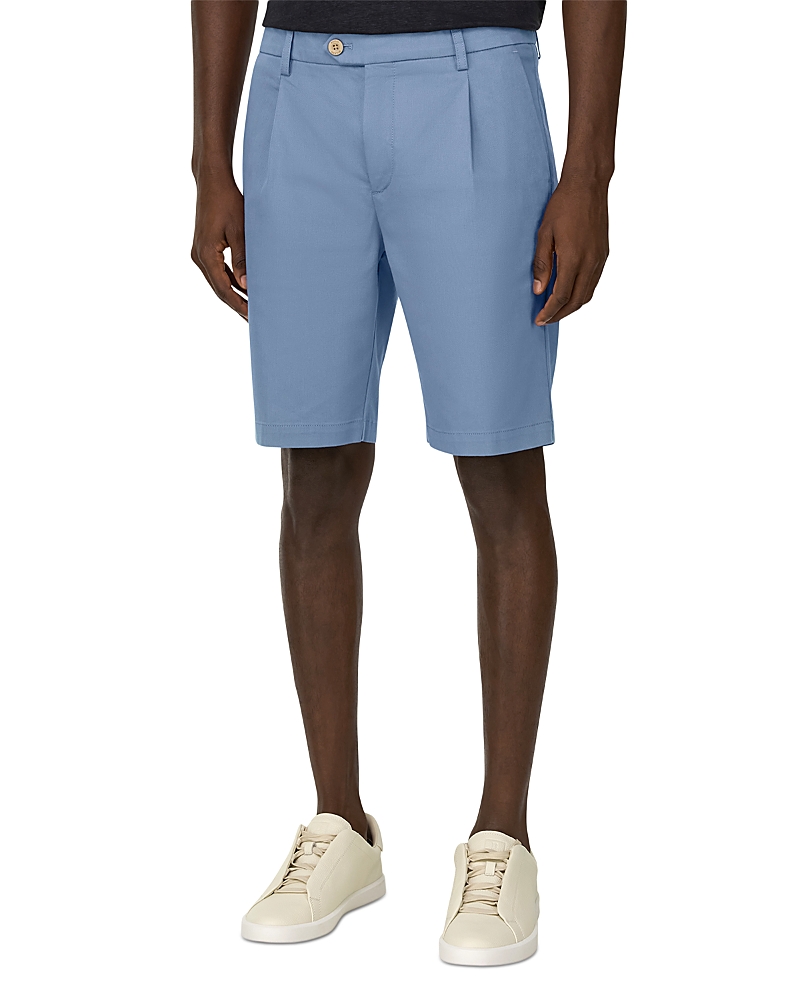 Boggi Milano Stretch Cotton and Tencel Bermuda Shorts