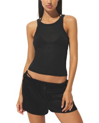 Skims Sheer Cotton Tank Top