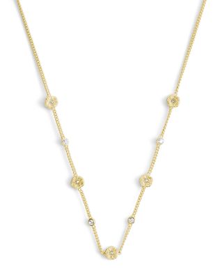 Signature Tea Rose Strand Necklace, 16-18"
