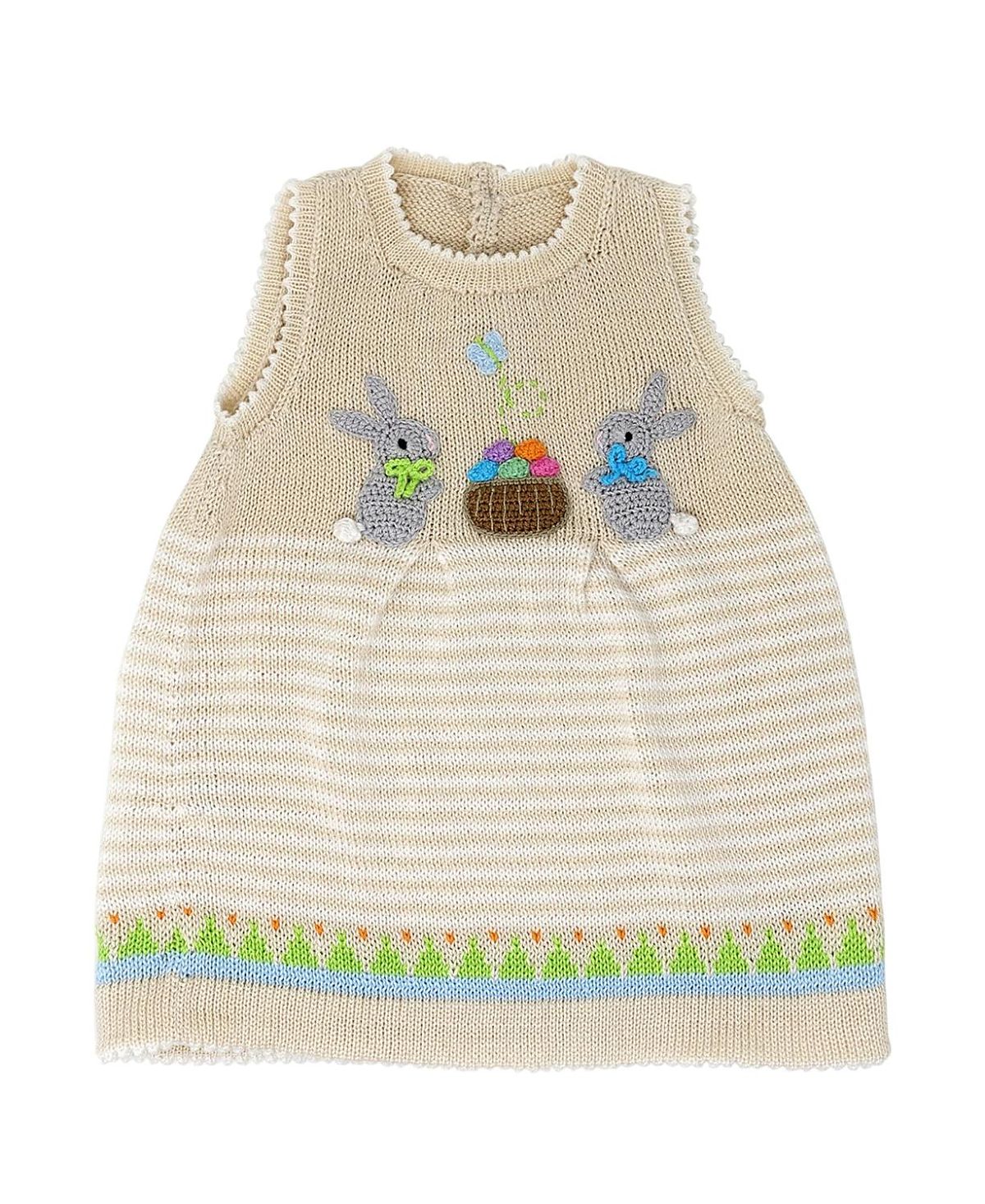Melange Collection Girls' Knit Bunny Dress - Baby, Little Kid