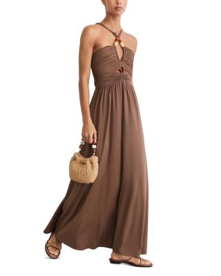 reiss beaded dress REISS Eloise Beaded Jersey Maxi Dress