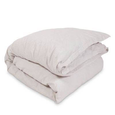 Luke Cotton Striped Duvet Cover, Twin